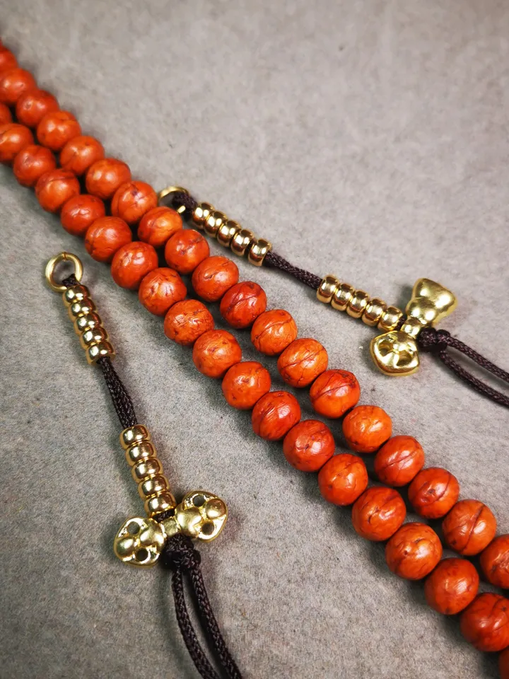 Gandhanra Handmade Tibetan Buddhist Mala Counters,Prayer Bead Counters,with Dorje and Vajra Pendant,Made of Brass