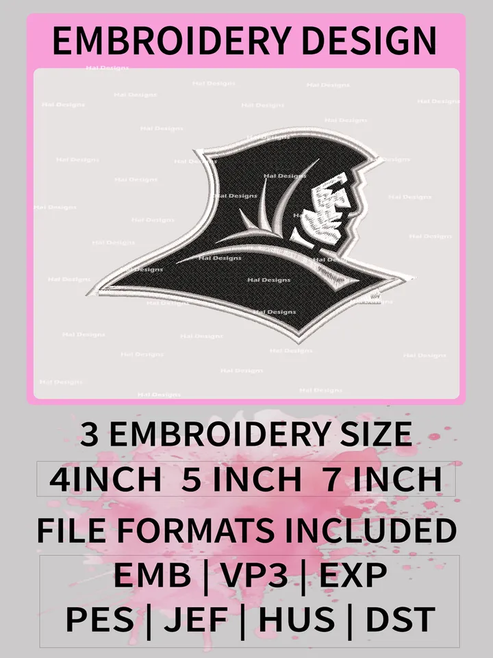 NCAA Providence Friars Embroidery File, 3 Sizes, 6 Formats, NCAA Machine Embroidery Design, NCAA Logo, NCAA Teams