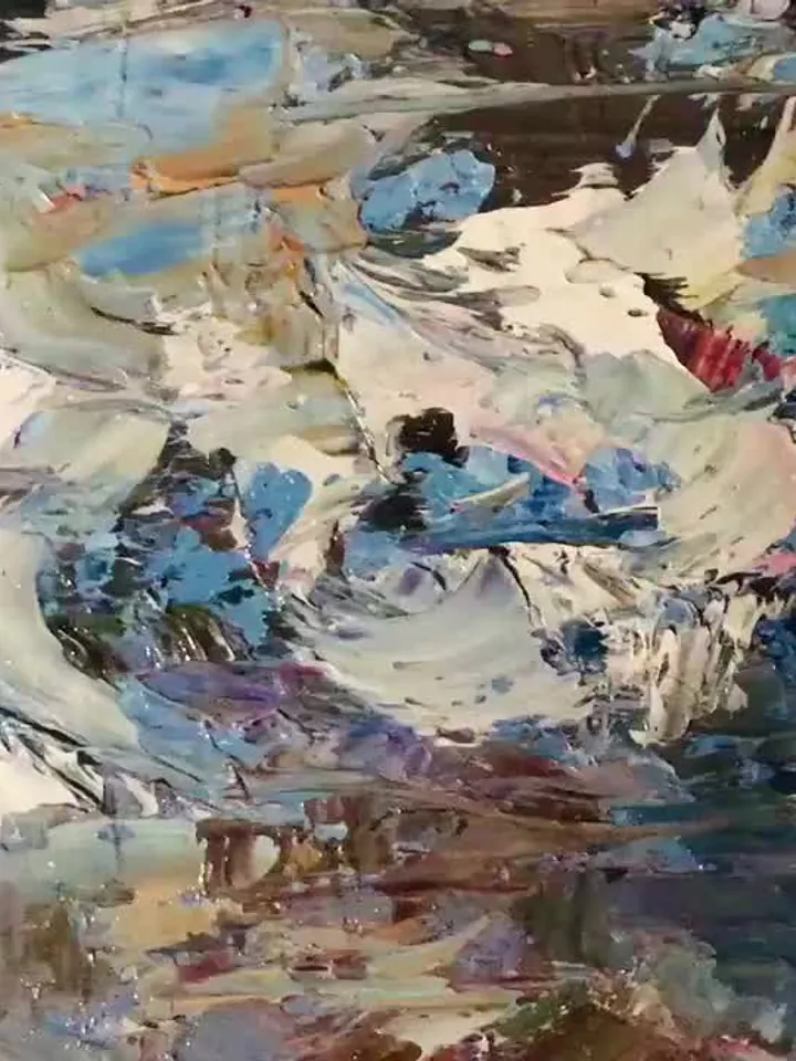 Lighthouse painting,original oil painting on canvas board,landscape wall art.