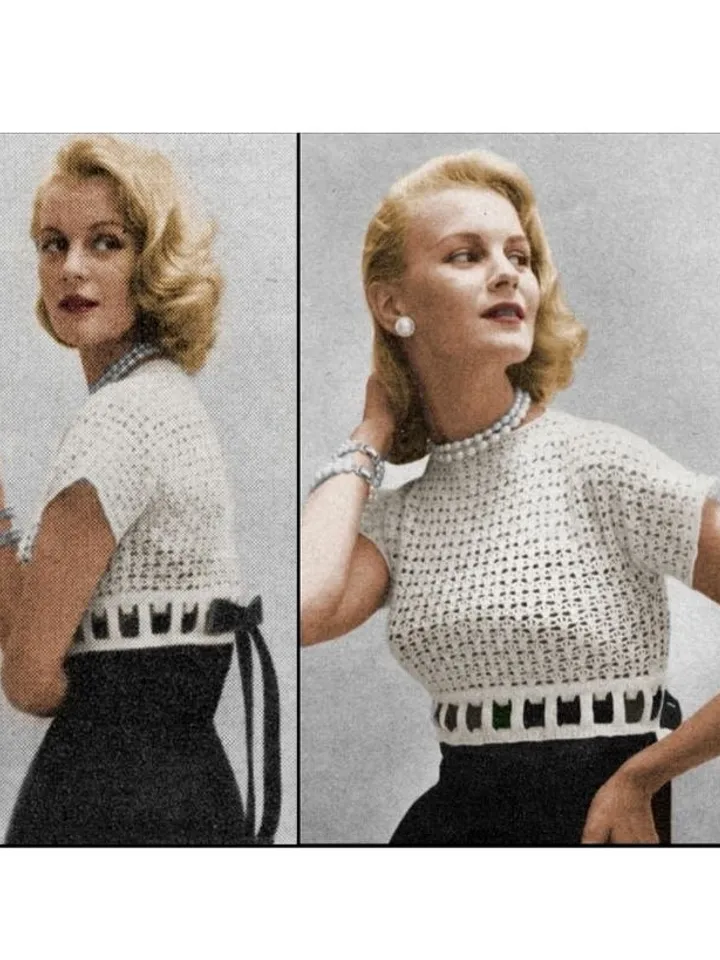 Top crochet pattern, halter top crochet, lace top crochet women ladies pattern pdf