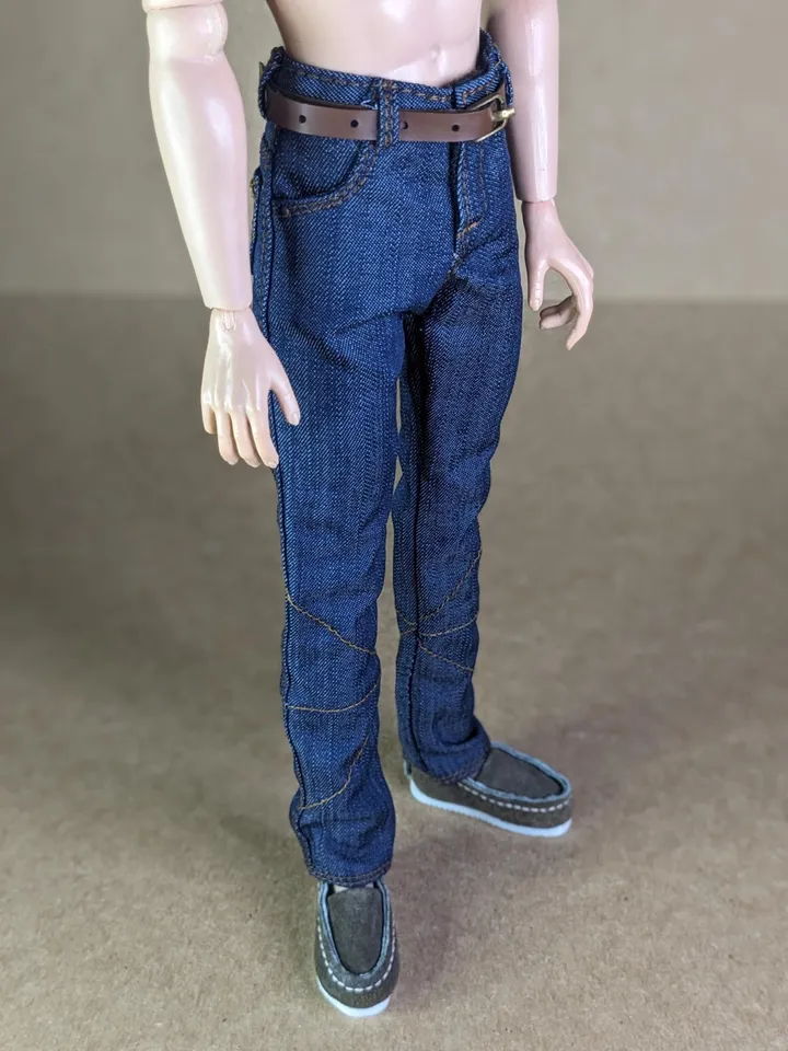 Classic jeans for 1/6 scale fashion male doll (FR Homme, Poppy Parker)