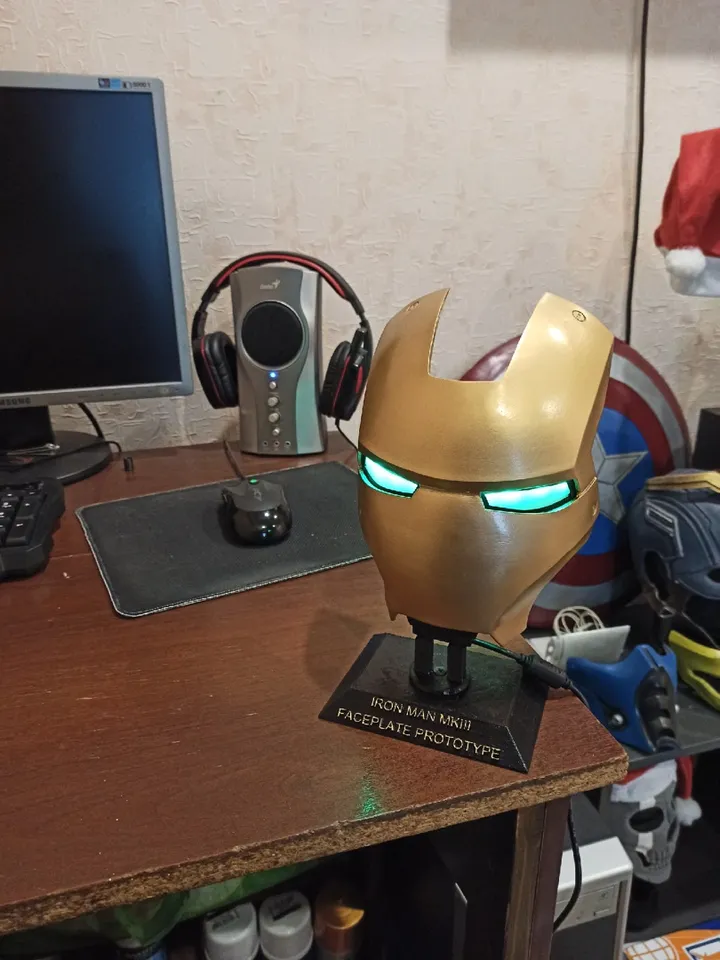 Iron Man Night Lamp,  Iron Man FacePlate Lamp
