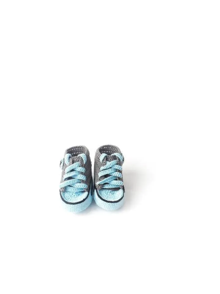 Newborn boy Crochet Converse Baby boy Gift Baby boy booties New baby box