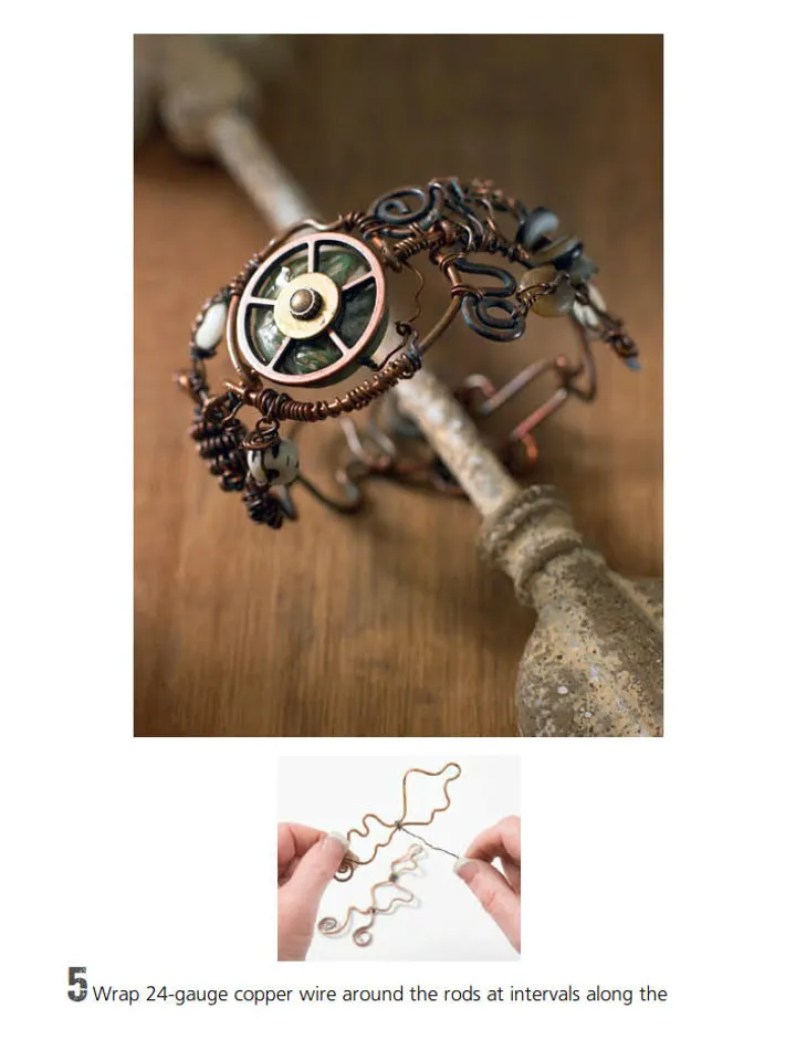 Metalwork Jewelry: 35 step-by-step projects inspired by steampunk