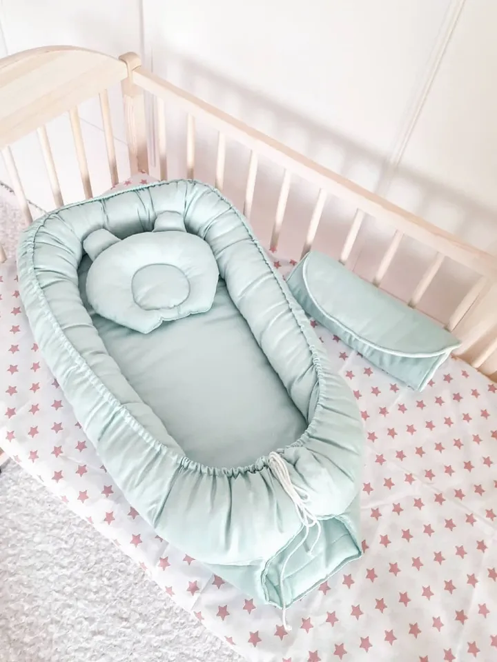 Baby Nest, Travel Cot, Bed With Pillow, Baby Lounger, Infant cot, Snuggle Nest, Cocoonbaby, Baby positioner+ Pillow as a gift!!!