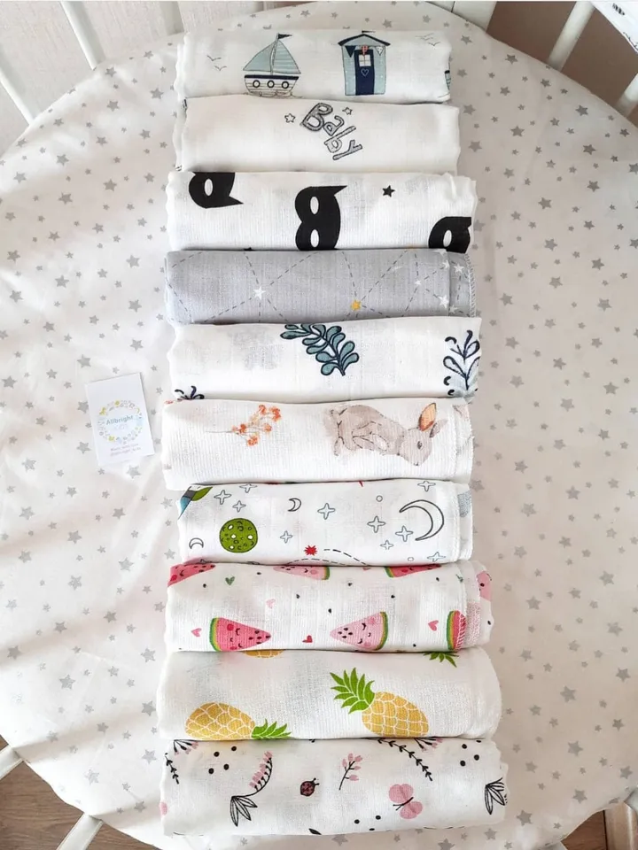 Organic Space muslin swaddle diapers, Baby Boy Swaddle, Burp cloth, Swaddle blanket, Baby muslin, muslin, organic muslin