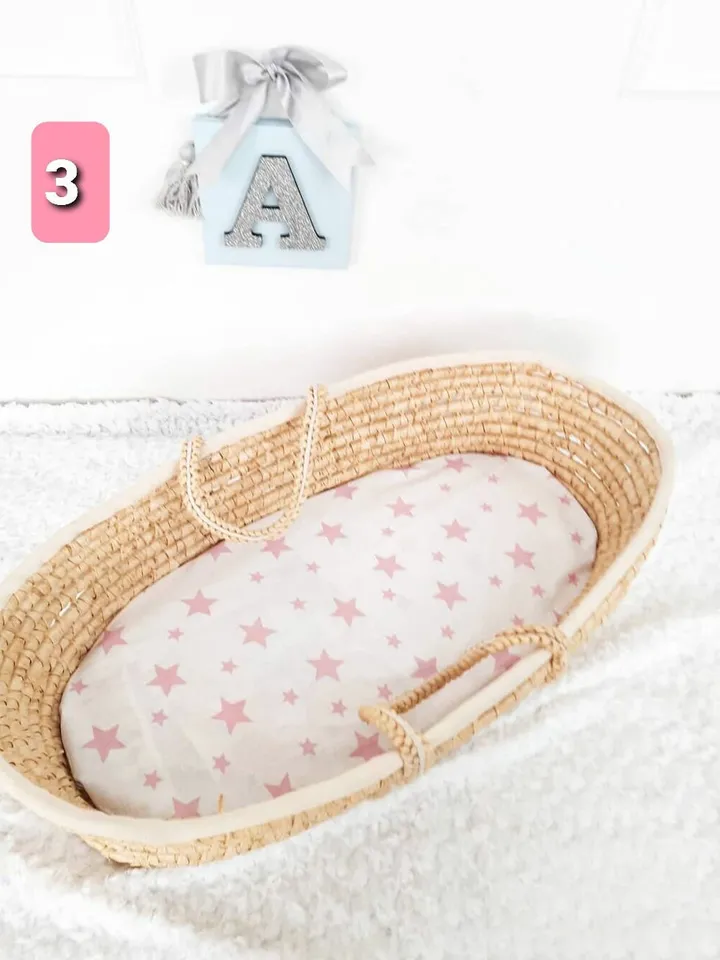 Baby Girl Moses Basket Sheets, Bassinet Sheets Moses Basket Bedding, Baby bedding, Bassinet sheet, bassinet sheets, baby girl print Sheet