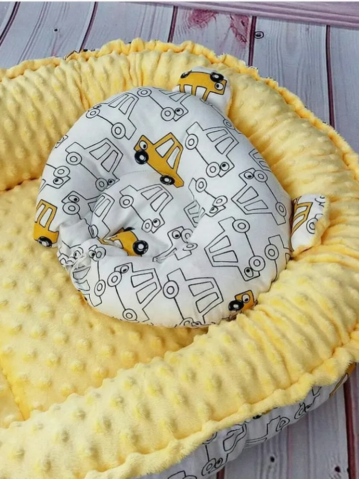 Baby nest newborn, baby boy positioner, minky nest, Baby nest, Cocoon, baby shower gift, for baby boy, baby bed + Pillow as a gift!!!
