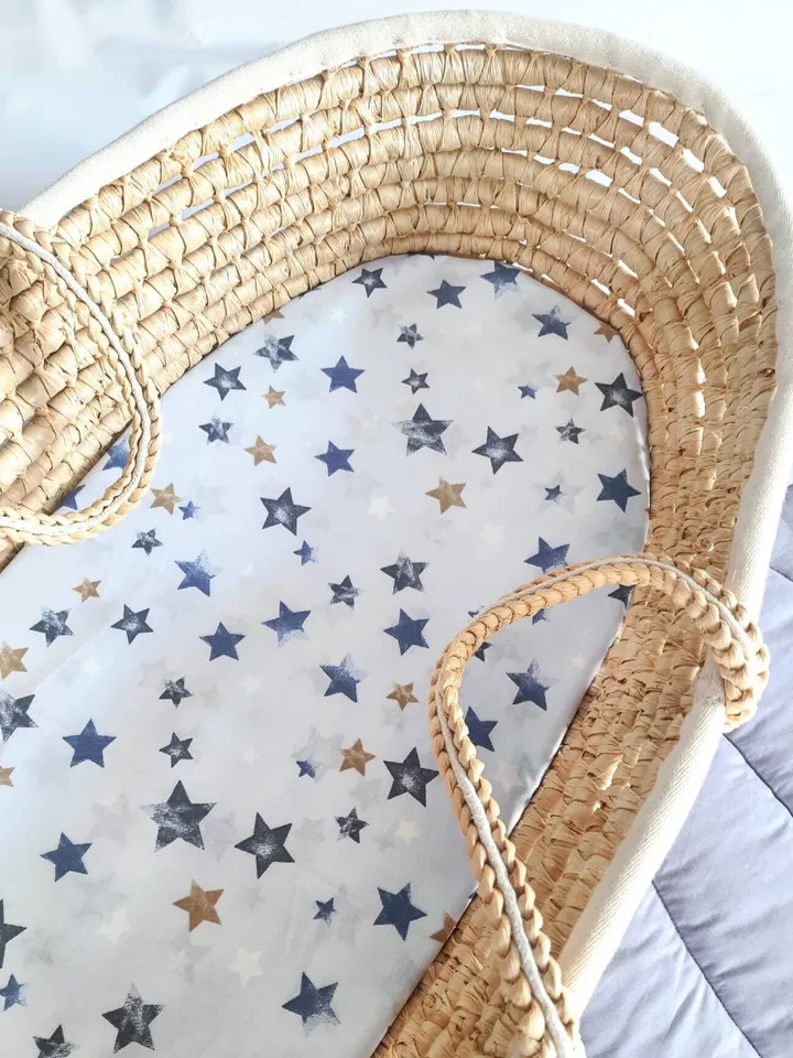 Baby Moses Basket Sheets, Baby Sheet, Basket sheet, Bassinet, Changing basket sheet, Unisex Sheets Prints, New baby gift, New baby sheet