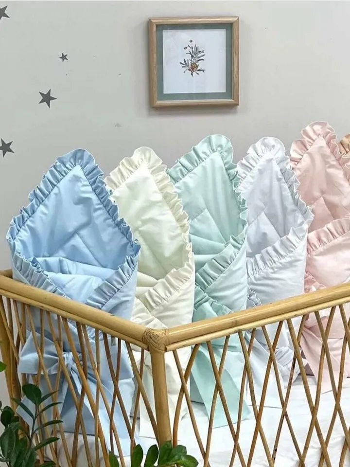Baby blanket, sateen blanket. Organic cotton. Best quality sateen.