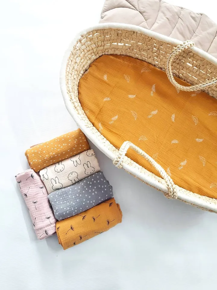 Moses basket sheet. Bassinet, Pram, Changing basket sheet, Unisex Sheets Prints, Moses Basket, Bassinet, Cradle, Changing Basket