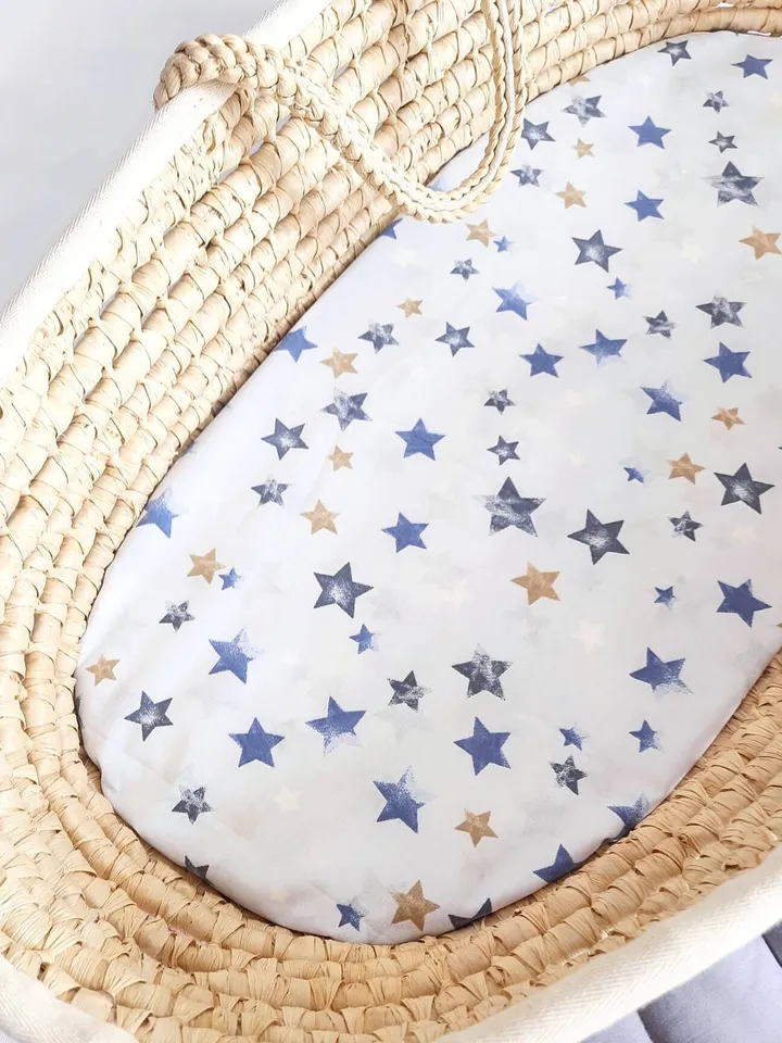 Baby Moses Basket Sheets, Baby Sheet, Basket sheet, Bassinet, Changing basket sheet, Unisex Sheets Prints, New baby gift, New baby sheet