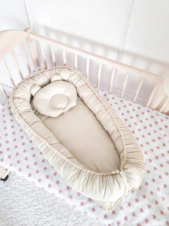 Baby Nest, Travel Cot, Bed With Pillow, Baby Lounger, Infant cot, Snuggle Nest, Cocoonbaby, Baby positioner+ Pillow as a gift!!!