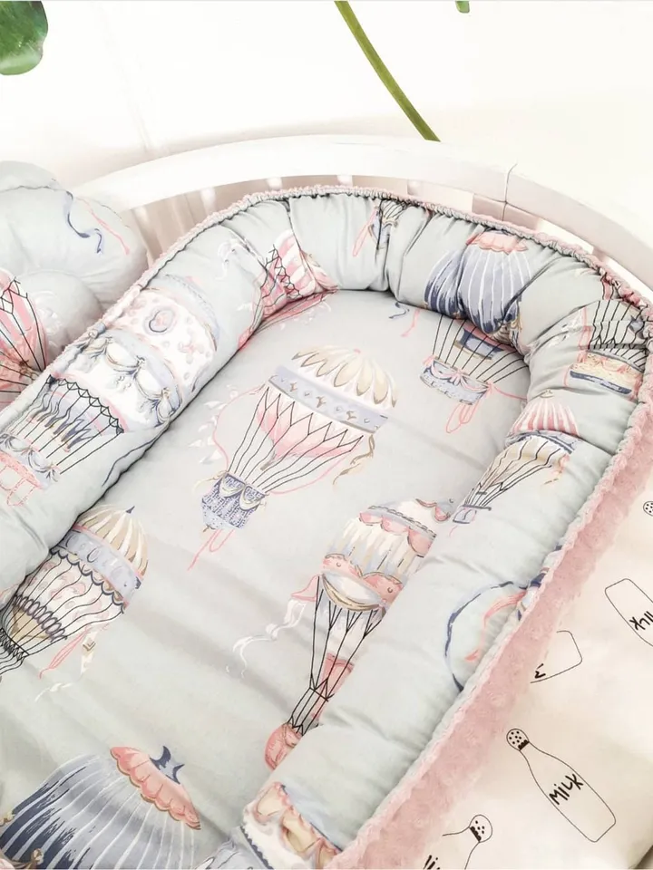 Balloon Babynest, Balloon Babynest, Pink Babynest, Newborn Baby Nest, Maternity Gift, Baby Shower Gift, Baby girl Nursary+Pillow as a gift!!