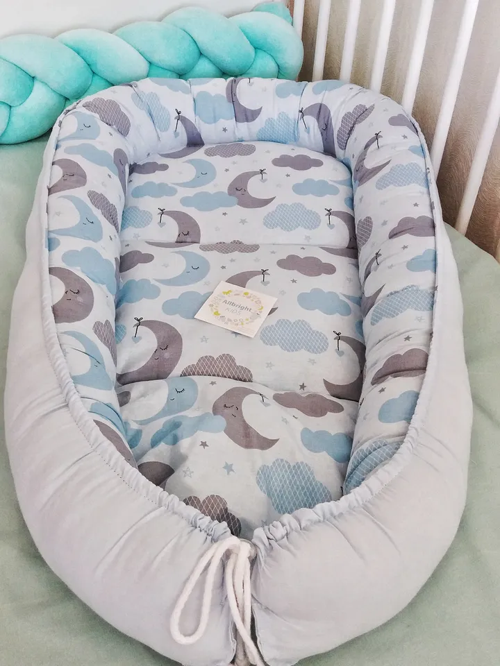 Baby nest newborn, double sided minky baby nest, baby positioner, newborn bed, baby crib, baby bed, newborn gift + Pillow as a gift!!!