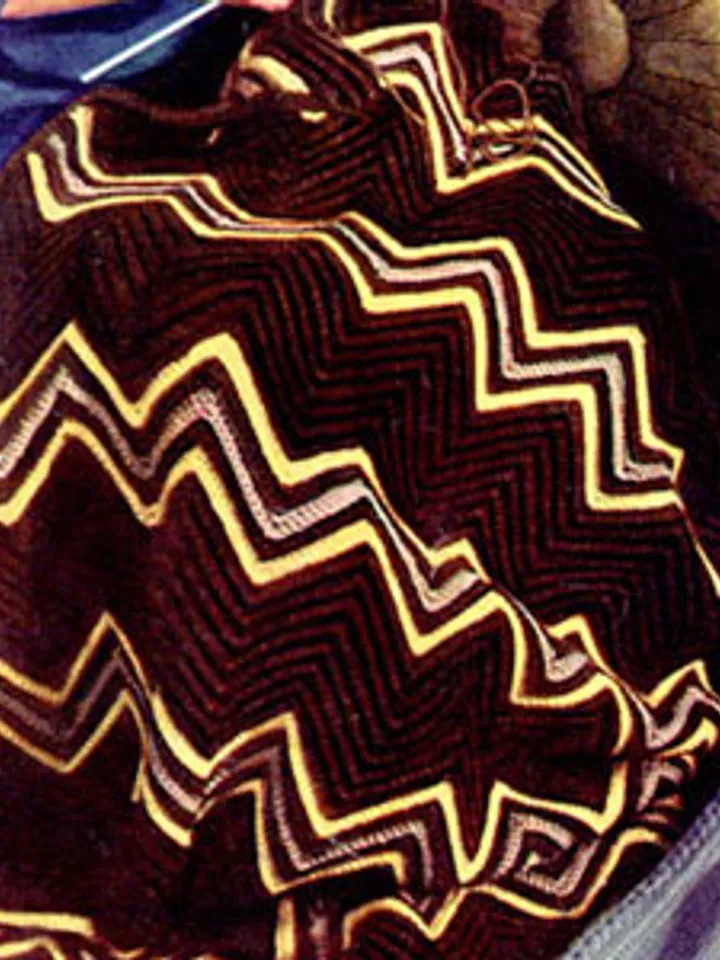 Crochet Pattern Vintage Afghan Chevron Digital Download PDF