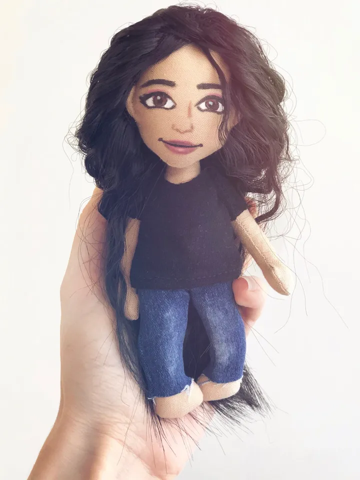 custom portrait doll from photo
