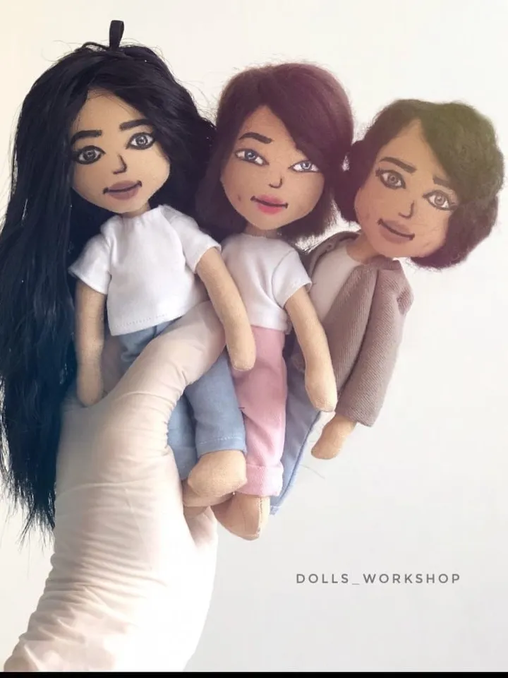 custom portrait doll from photo