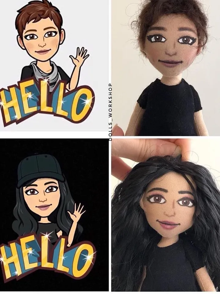 custom portrait doll from photo
