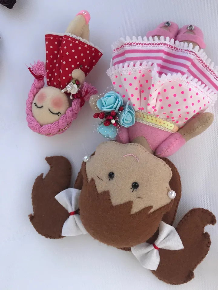 Felt doll pattern Pocket doll PDF Cloth doll Pattern Doll clothes tutorial Cute mini doll Easy doll pattern Make a doll Stuffed doll toy