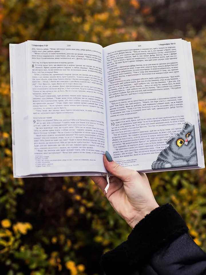 Gray cat corner bookmark cross stitch pattern PDF download Cat cross stitch chart, Cat bookmark pattern digital PDF, Cat lover gift #B423
