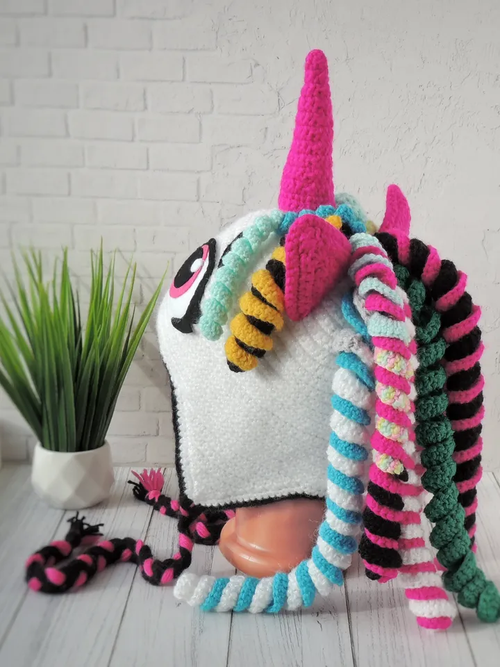 Crochet Pony child beanie