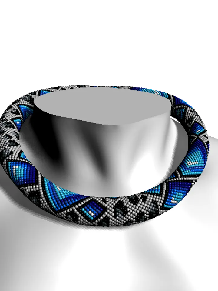 PDF Bead Crochet Pattern , Pattern for Necklace and Bracelet bead crochet