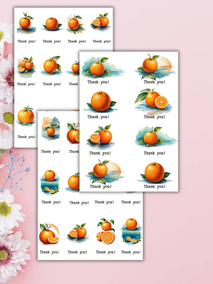 Mini-postcards "Thank you!"