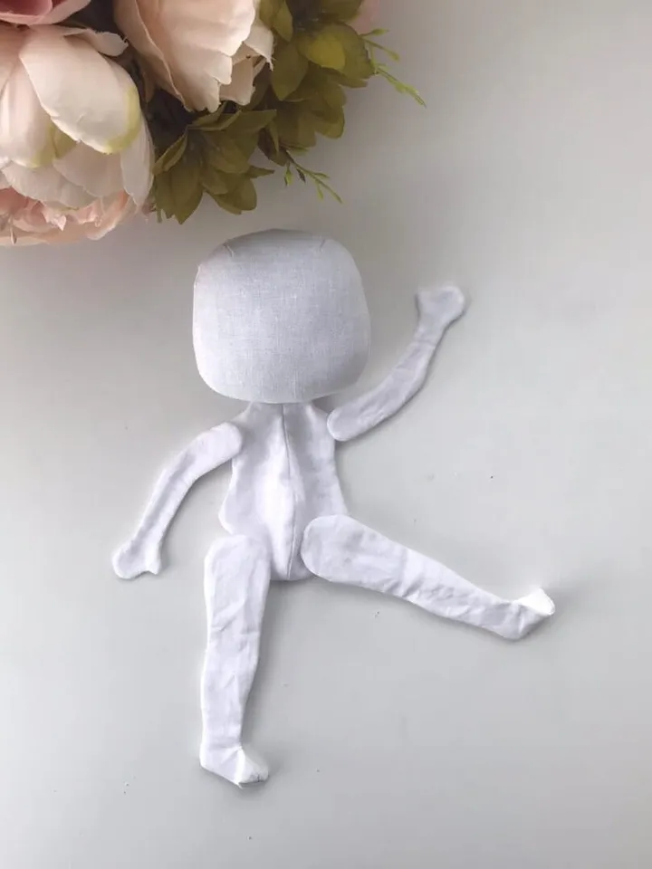 Blank doll body-7,4" (19 cm) ,blank rag doll, ragdoll body,the body of the doll made of cloth