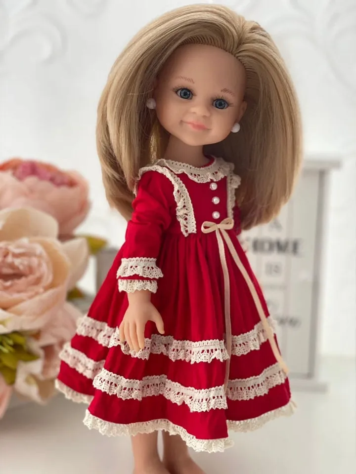 Little Darling clothes Paola Reina doll dress Dress Clothes dolls outfit for 13" dolls Hand made clothing for 32 cm dolls