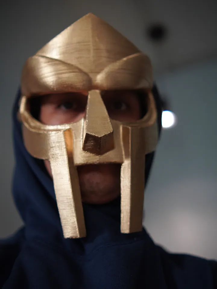 MF Doom Golden Gladiator Mask Marvel MF Doom Golden Gladiator mask