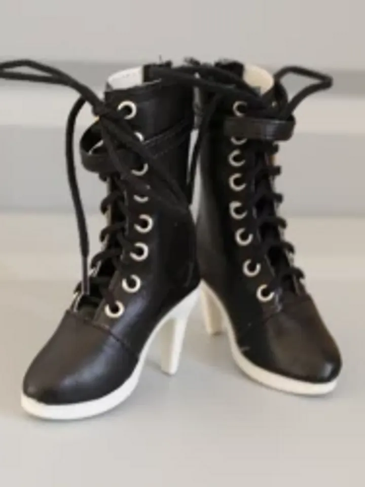 BJD Doll Shoes - 7,5 cm doll Shoes –Leather high-heeled Shoes for 1/3 1/4 SD BJD Doll - Christmas gift idea