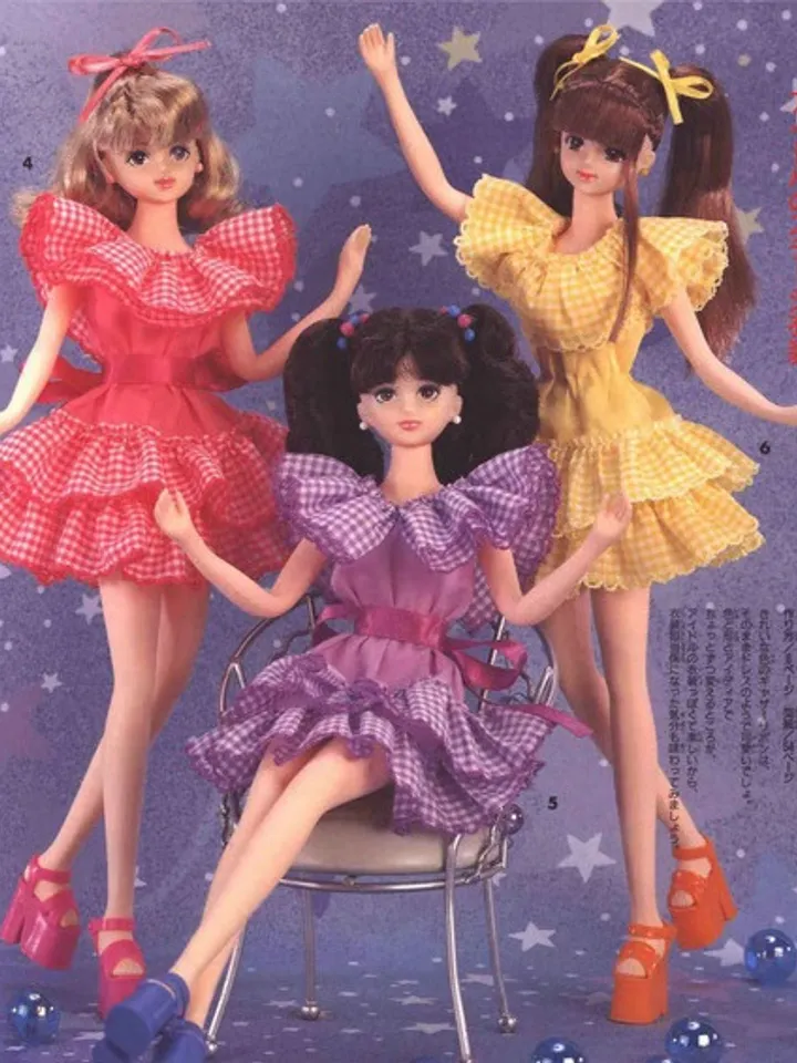 Clothes for Fashionable Dolls Japanese Magazine Sewing Pattern Wardrobe Clothes for Dolls Digital Download PDF