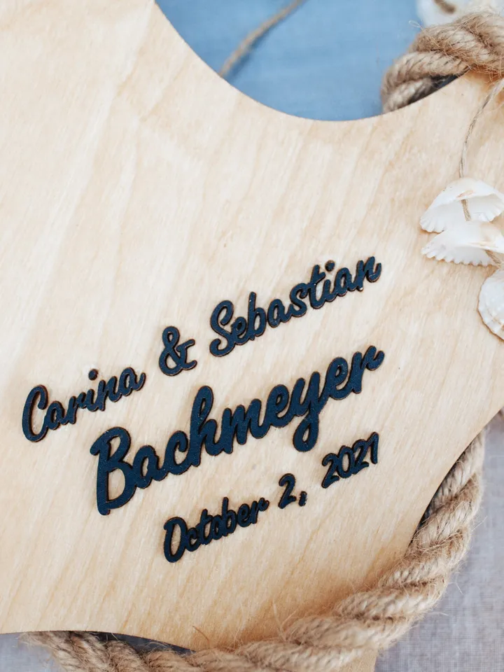 Nautical Guest Book Alternative, Beach Destination Wedding, Ocean Themed Wedding