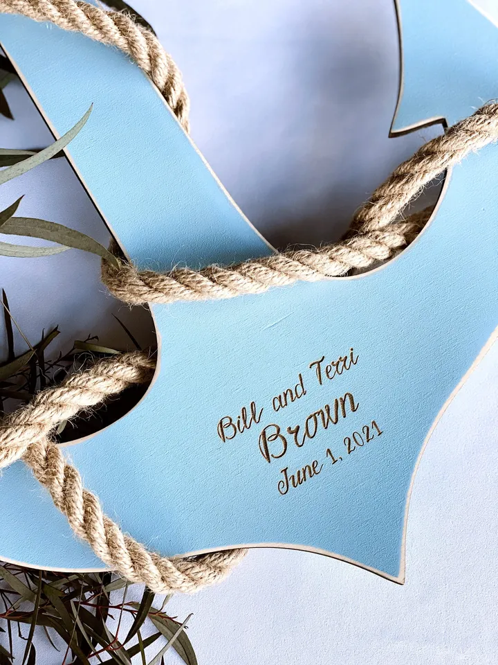 Anchor Wedding Guest Book, Nautical Wedding Sign, Navy Wedding Sign