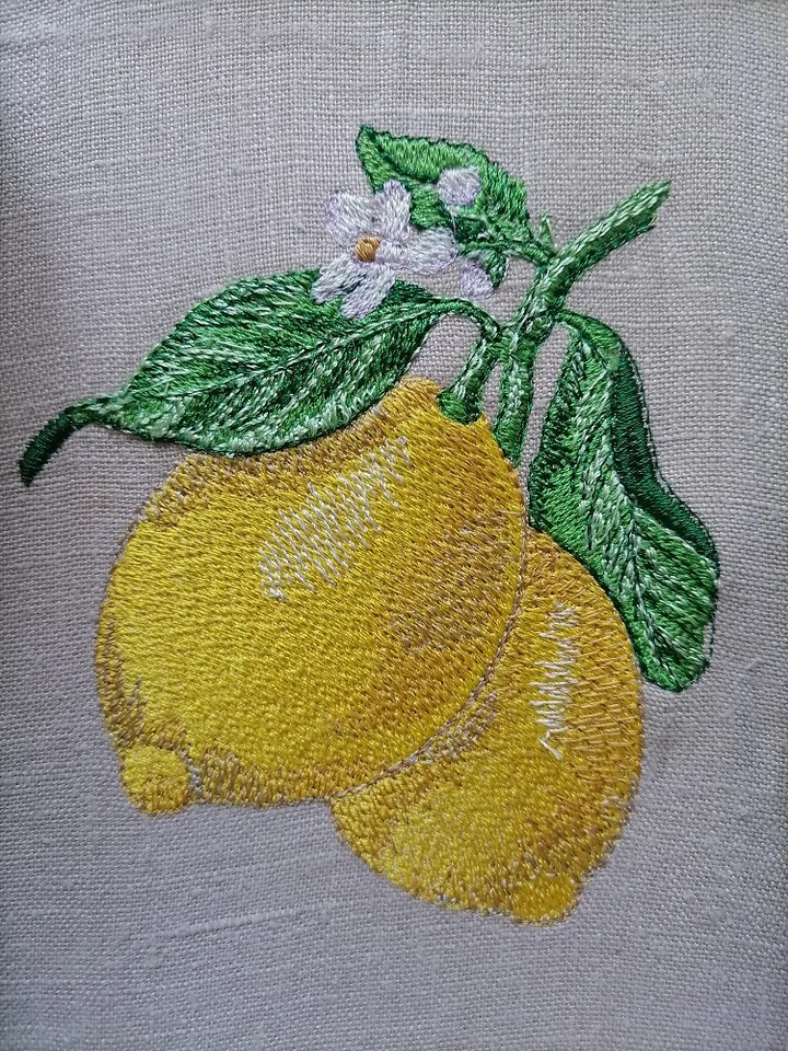 Lemon1 4x5 DIGITAL Embroidery Design