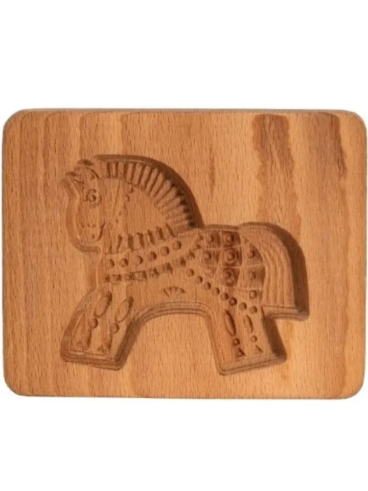 horse Embossed cookie mold, cookie cutter, wooden mold, Wooden stamp stamp for gingerbread cookies springerle stamp