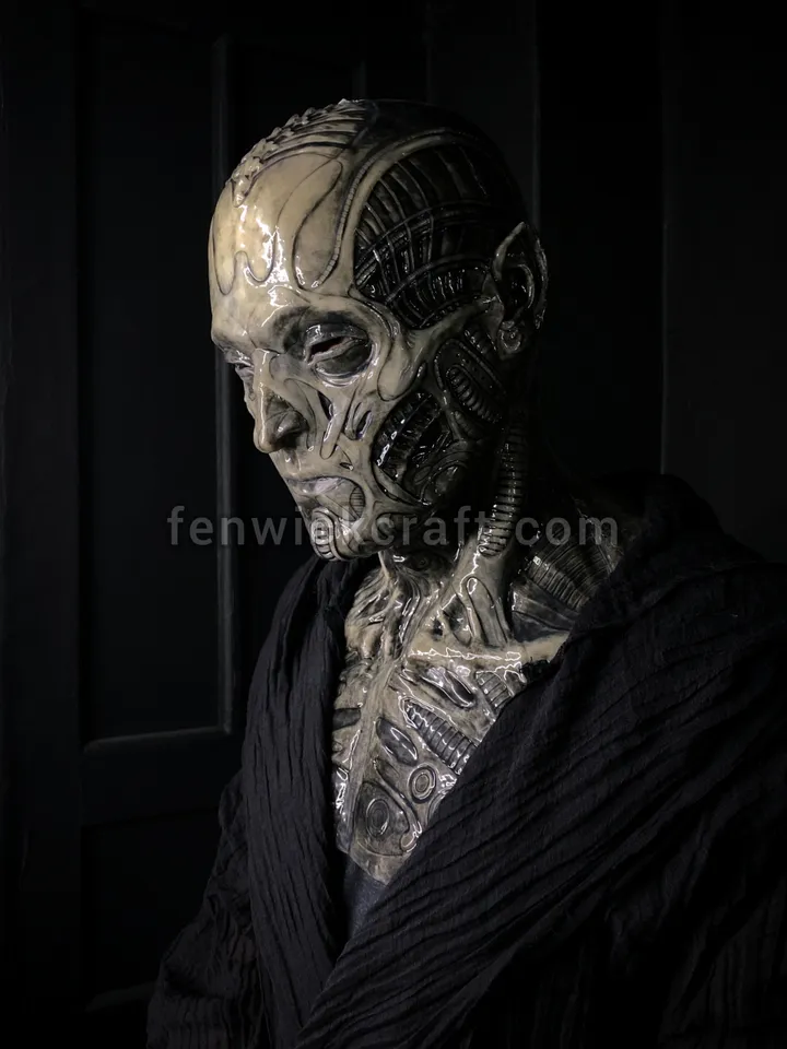 Necro Goth silicone mask/ Necromancer