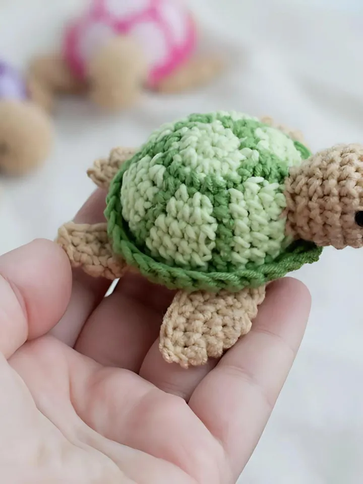 Sea Turtle Crochet Pattern Easy PDF Download Plushie Amigurumi Patterns Turtle Pattern Baby Sea Turtle Crochet Patterns Beginner