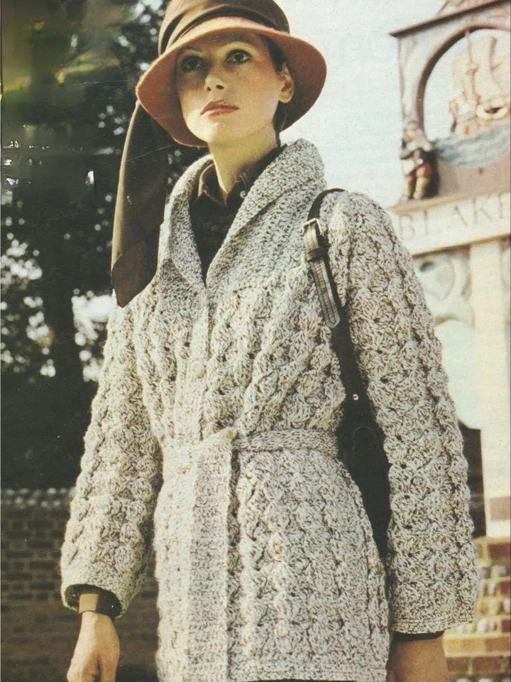 Cardigan pattern pdf, cardigan crochet, jacket pattern, cardigan aran crochet pattern instant download