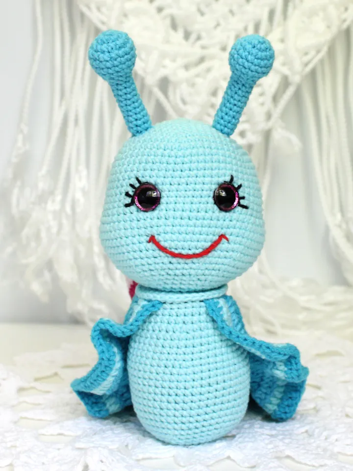Snail crochet pattern PDF in English Cute snail amigurumi Toy crochet tutorial