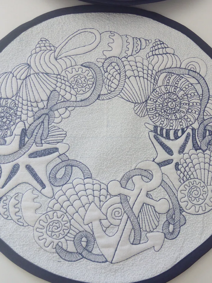 Lunch mate Sea dream  Embroidery Design DIGITAL EMBROIDERY