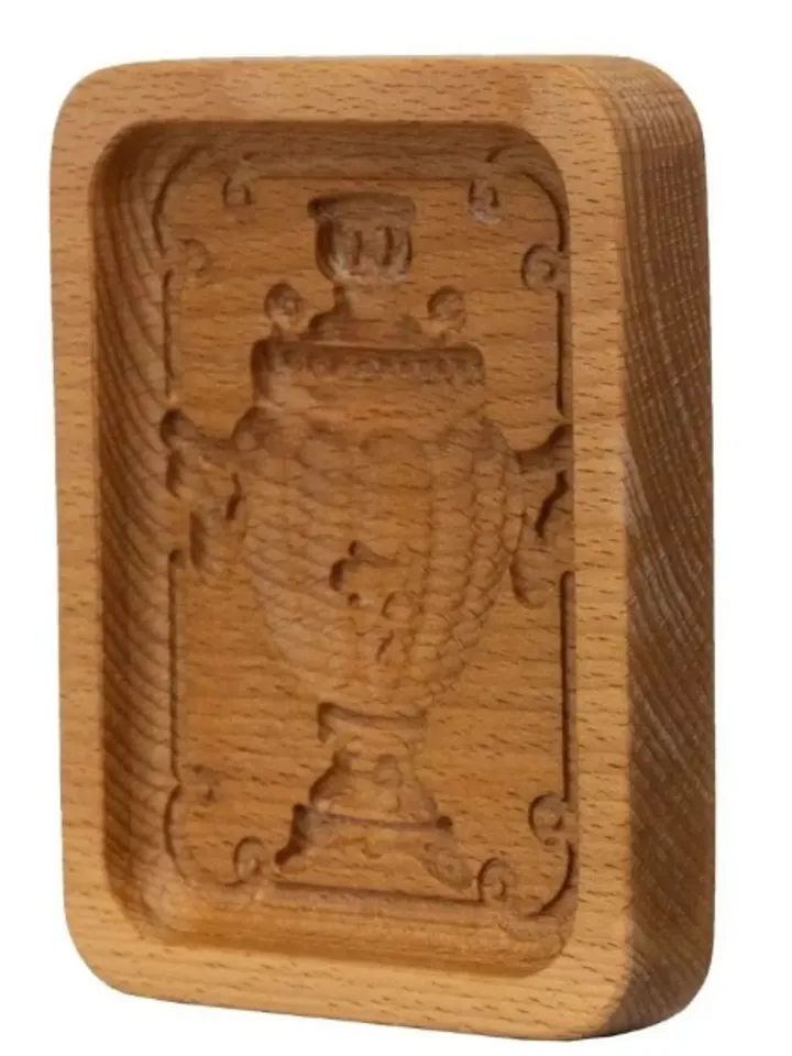 Samovar Embossed cookie mold, cookie cutter, wooden mold, Wooden stamp stamp for gingerbread cookies springerle stamp