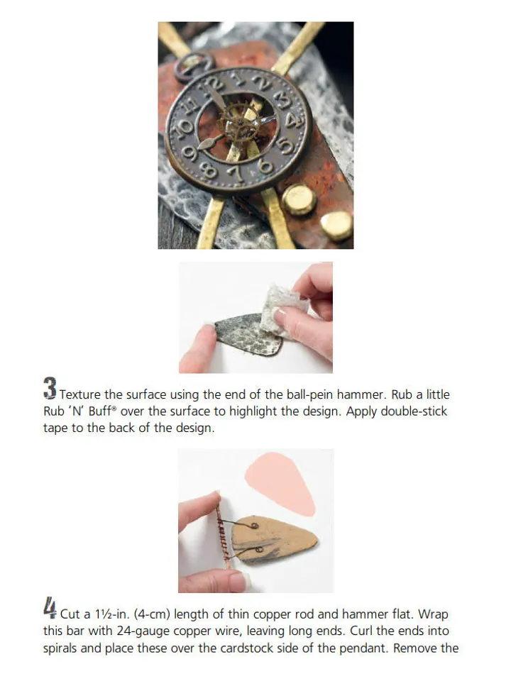 Metalwork Jewelry: 35 step-by-step projects inspired by steampunk
