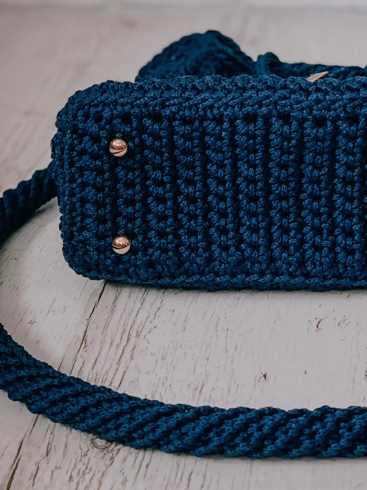 Bag pouch with cord crochet pattern PDF, digital instant download tutorial, handbag purse, shoulder bag