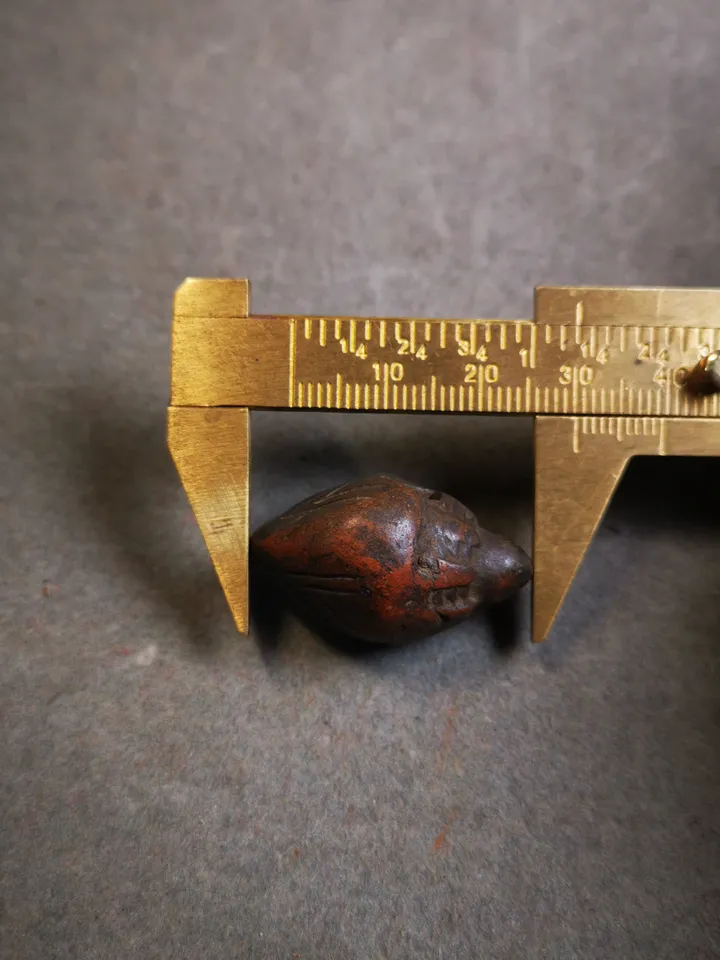 Gandhanra Old Tibetan Niang La Tsa Tsa Statue Amulet , Small Stupa,Pagoda Pendant,50 Years Old
