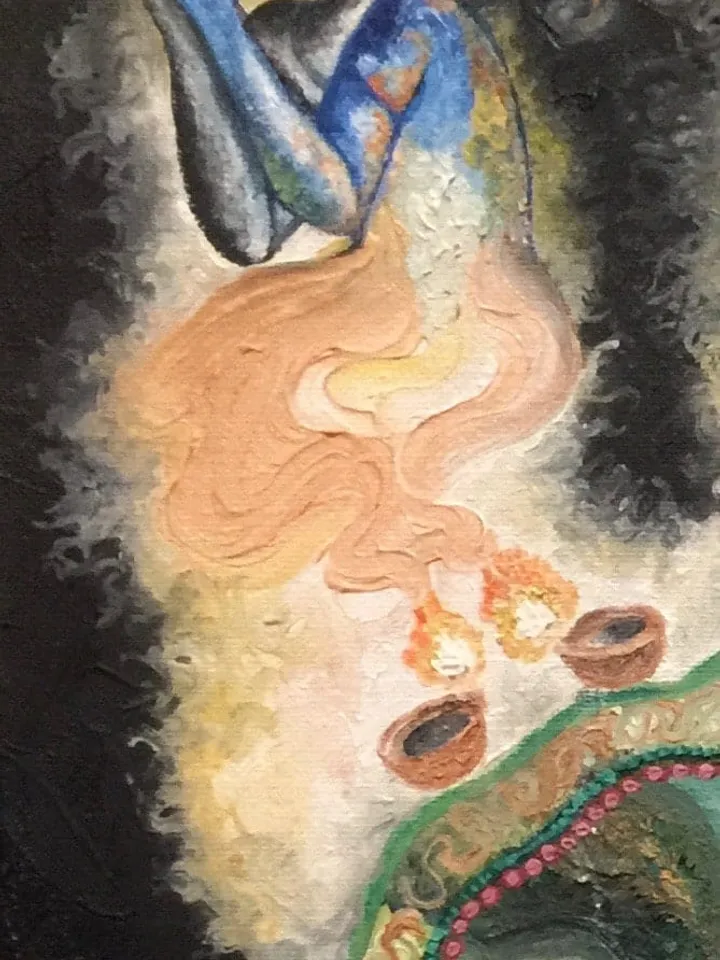 Fine Art Print Praying with spirits