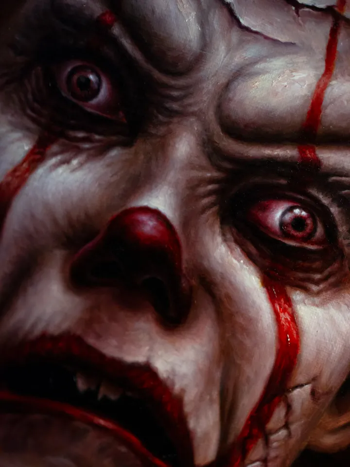 Oil painting Pennywise the Dancing Clown It