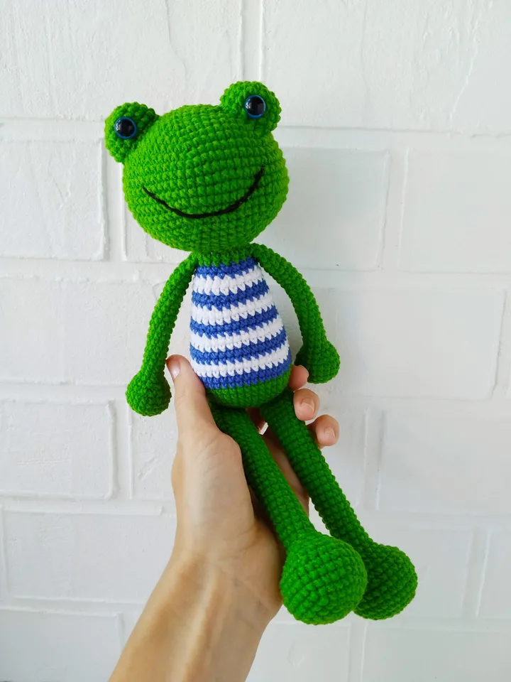 Frog plush toy, frog plushie, kawaii plush, stuffed animal, large frog plush, gift for kids, cute frog, frog and toad, froggy plush
