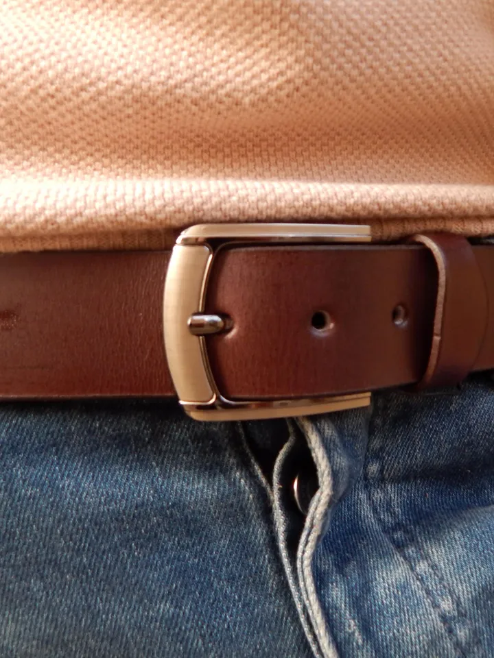 Men Western Genuine Full Grain Leather Belt Strap Handmade Cowboy Western Belt, Full Grain Leather Belt, Brown Leather Belt, Leather Belt.